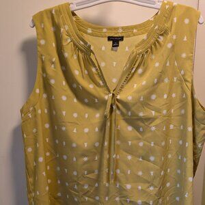 sleeveless Ann Taylor XL top